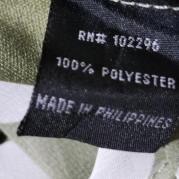 Connected Apparel Olive Polka Dot Midi Dress - Picture 7 of 7